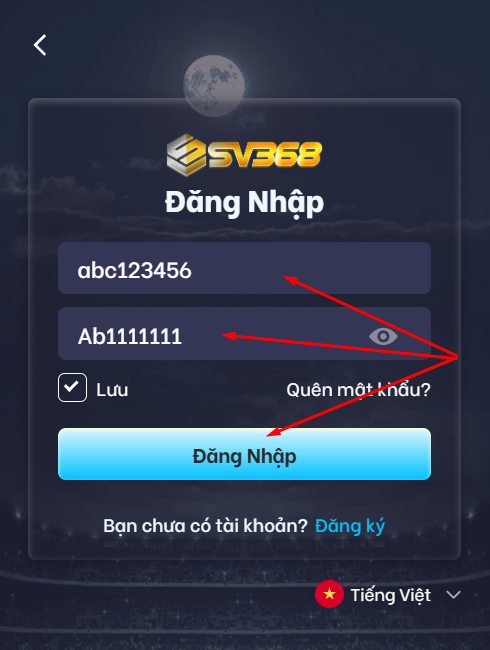 cách đăng nhập vào oke39